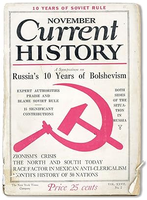 Current History. Vol. XXVII, no. 2 (Nov. 1927)