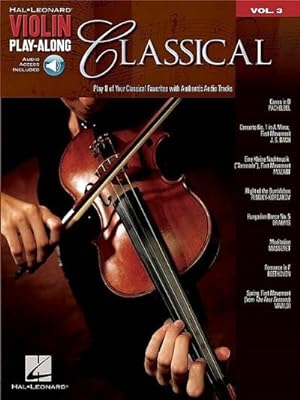 Imagen del vendedor de Classical - Violin Play-Along Volume 3 (Book/Online Audio) a la venta por AHA-BUCH GmbH