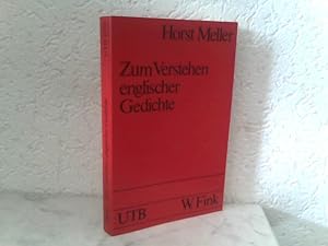 Seller image for Zum Verstehen englischer Gedichte for sale by ABC Versand e.K.