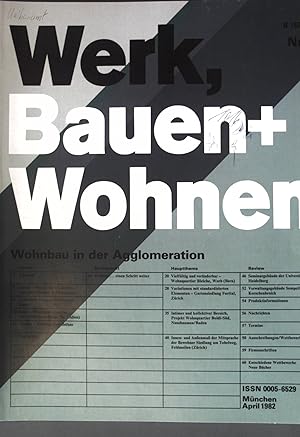 Seller image for Wohnbau in der Agglomeration; in: Heft 4 Werk Bauen + Wohnen; for sale by books4less (Versandantiquariat Petra Gros GmbH & Co. KG)