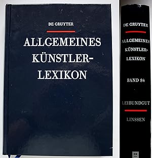 Seller image for Allgemeines Knstler-Lexikon. Die Bildenden Knstler aller Zeiten und Vlker. Band 84 - Leinbundgut-Linssen. for sale by Antiquariat Steffen Vlkel GmbH