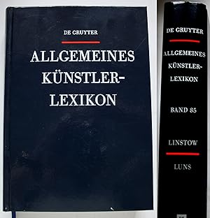 Seller image for Allgemeines Knstler-Lexikon. Die Bildenden Knstler aller Zeiten und Vlker. Band 85 - Linstow-Luns. for sale by Antiquariat Steffen Vlkel GmbH