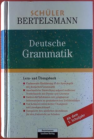 Bild des Verkufers fr Schler Bertelsmann, Deutsche Grammatik, ab dem 5. Schuljahr zum Verkauf von biblion2