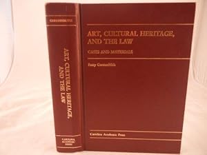 Bild des Verkufers fr Art, Cultural Heritage, And The Law: Cases and Materials zum Verkauf von Luens di Marco Addonisio