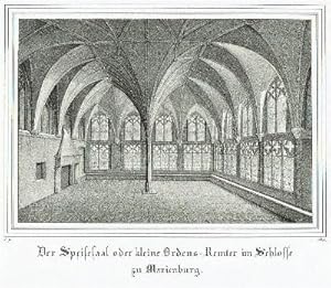 Marienburg (Westpreußen). Schloß: Der Speisesaal oder kleine Ordens-Remter im Schlosse zu Marienb...