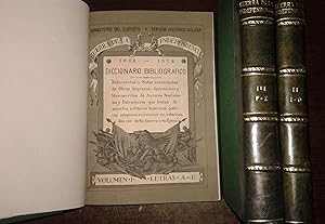 DICCIONARIO BIBLIOGRAFICO DE LA GUERRA DE LA INDEPENDENCIA ESPAÑOLA (1808-1814). Referencias y no...