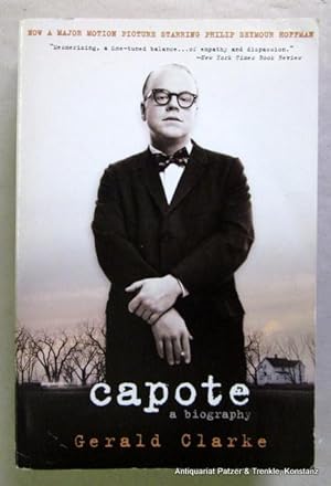 Seller image for Capote. A Biography. New York, Carroll & Graf, (1988). Mit zahlreichen Tafelabbildungen. 2 Bl., 635 S. Or.-Kart.; Rcken mit leichten Gebrauchsspuren. (ISBN 0786716614). for sale by Jrgen Patzer