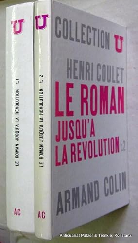 Image du vendeur pour Le Roman jusqu' la Rvolution. 3e dition revue. 2 Bnde. (I: Histoire du Roman en France; II: Anthologie). Paris, Armand Colin, 1967-1969. 559 S.; 283 S. Or.-Pp.; gering angestaubt. (Collection U). mis en vente par Jrgen Patzer