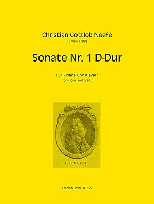 Immagine del venditore per Sonate Nr. 1 fr Violine und Klavier D-Dur (aus: Sechs Klaviersonaten mit Begleitung einer Violine) venduto da Verlag Christoph Dohr