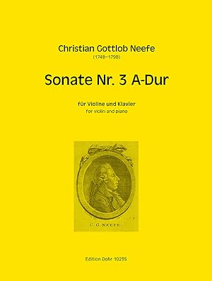 Sonate Nr. 3 für Violine und Klavier A-Dur (aus: Sechs Klaviersonaten mit Begleitung einer Violine)