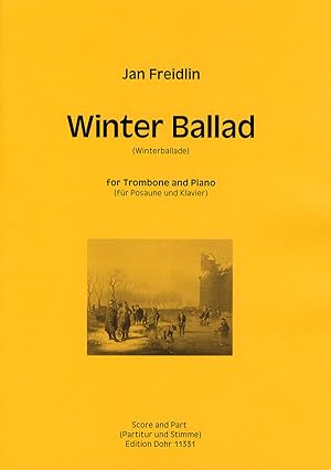 Bild des Verkufers fr Winter Ballad fr Posaune und Klavier zum Verkauf von Verlag Christoph Dohr