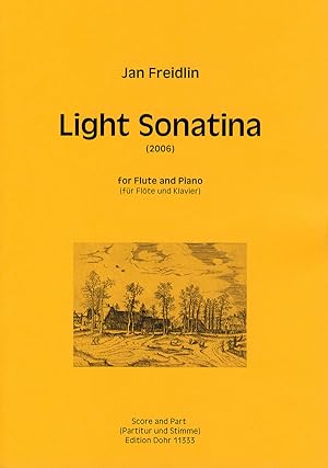Bild des Verkufers fr Light Sonatina fr Flte und Klavier (2006) zum Verkauf von Verlag Christoph Dohr