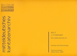 Seller image for Herr, bleibe doch bei uns fr Sopran/Tenor, zwei Violinen und B.c. -Kantate zum Ostermontag- for sale by Verlag Christoph Dohr