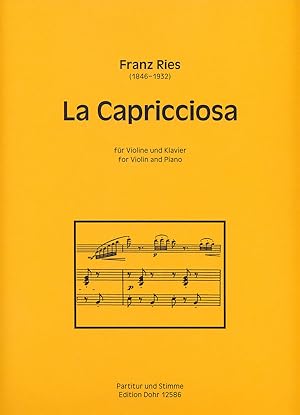 Bild des Verkufers fr La Capricciosa fr Violine und Klavier zum Verkauf von Verlag Christoph Dohr