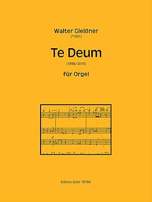Immagine del venditore per Te Deum fr Orgel (1998/2013) venduto da Verlag Christoph Dohr