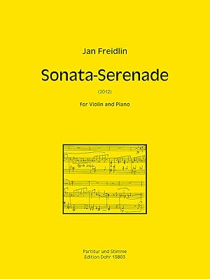 Bild des Verk�ufers f�r Sonata-Serenade f�r Violine und Klavier (2012) zum Verkauf von Verlag Christoph Dohr