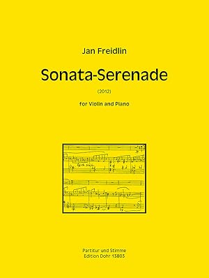 Bild des Verkufers fr Sonata-Serenade fr Violine und Klavier (2012) zum Verkauf von Verlag Christoph Dohr