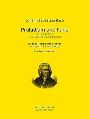 Immagine del venditore per Prludium und Fuge cis-Moll BWV 849 (fr fnf Flten) venduto da Verlag Christoph Dohr
