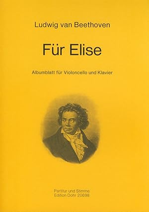 Seller image for Fr Elise -Albumblatt fr Violoncello und Klavier- for sale by Verlag Christoph Dohr