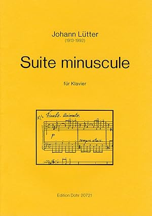 Suite minuscule für Klavier