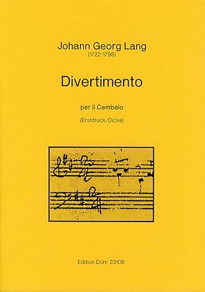 Seller image for Divertimento per il Cembalo for sale by Verlag Christoph Dohr