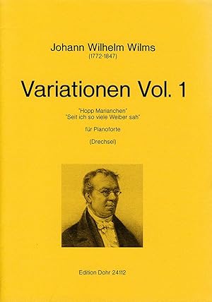 Bild des Verkufers fr Variationen Vol. 1 fr Pianoforte zum Verkauf von Verlag Christoph Dohr