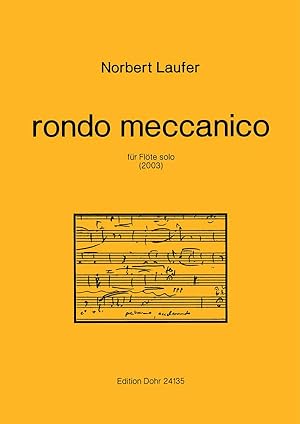 Seller image for rondo meccanico (2003) -fr Flte solo- for sale by Verlag Christoph Dohr