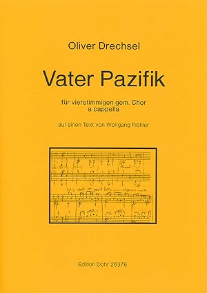 Bild des Verkufers fr Vater Pazifik fr vierstimmigen gem. Chor a cappella (1997) zum Verkauf von Verlag Christoph Dohr