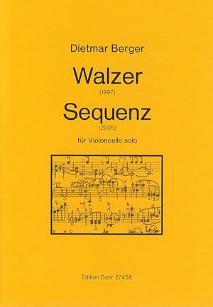 Bild des Verkufers fr Walzer und Sequenz fr Violoncello solo zum Verkauf von Verlag Christoph Dohr