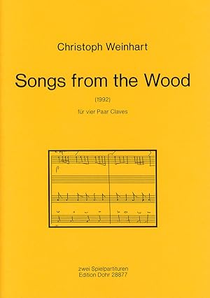 Bild des Verkufers fr Songs from the Wood (1992) (fr vier Paar Claves) zum Verkauf von Verlag Christoph Dohr