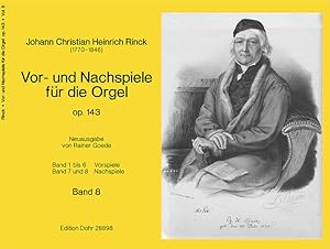 Image du vendeur pour Vor- und Nachspiele fr die Orgel op. 143 -Band 8 (Nr. 187-196)- mis en vente par Verlag Christoph Dohr
