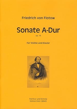 Imagen del vendedor de Sonate fr Violine und Klavier A-Dur op. 14 a la venta por Verlag Christoph Dohr