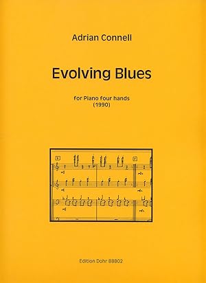 Evolving Blues für Klavier vierhändig (1990)