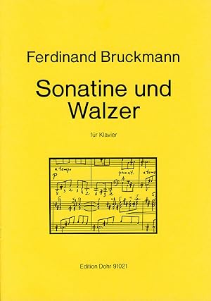 Bild des Verkufers fr Sonatine und Walzer fr Klavier zum Verkauf von Verlag Christoph Dohr