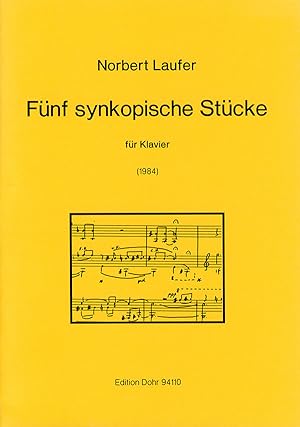 Seller image for Fnf synkopische Stcke fr Klavier (1984) for sale by Verlag Christoph Dohr