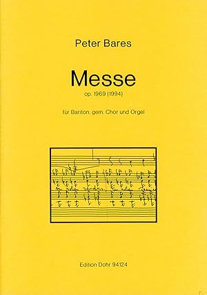 Image du vendeur pour Messe fr Bariton, gemischten Chor und Orgel op. 1969 (1994) (ohne Credo) mis en vente par Verlag Christoph Dohr