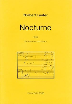 Seller image for Nocturne fr Mandoline und Gitarre (1994) for sale by Verlag Christoph Dohr