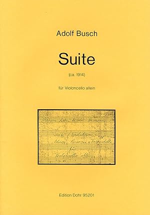 Suite für Violoncello allein op. 8a (ca. 1914)
