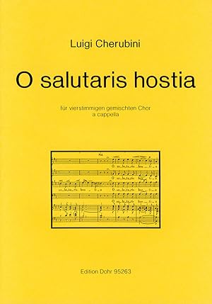 Seller image for O salutaris hostia fr vierstimmigen gemischten Chor a cappella for sale by Verlag Christoph Dohr