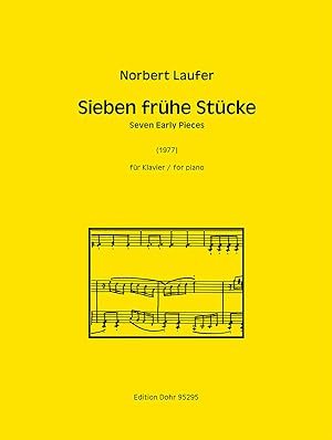 Seller image for Sieben frhe Stcke fr Klavier (1977/1995) for sale by Verlag Christoph Dohr
