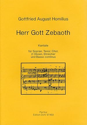 Immagine del venditore per Herr Gott Zebaoth -Kantate fr Sopran, Tenor, Chor, 2 Oboen, Streicher und Basso continuo- venduto da Verlag Christoph Dohr