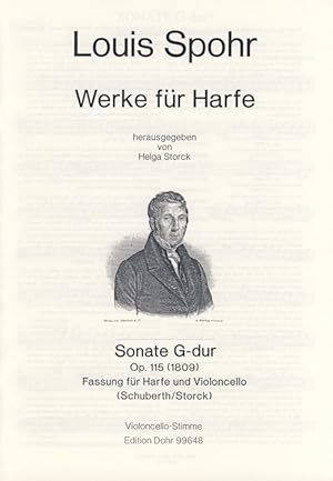 Immagine del venditore per Sonate G-Dur op. 115 (1809) -Fassung fr Harfe und Violoncello- venduto da Verlag Christoph Dohr