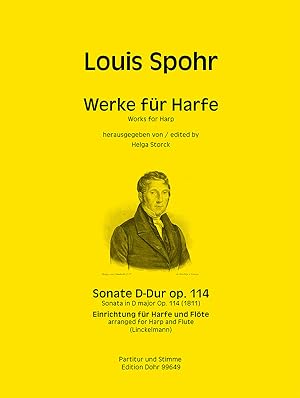 Immagine del venditore per Sonate D-Dur op. 114 (1811) -Einrichtung fr Harfe und Flte- venduto da Verlag Christoph Dohr