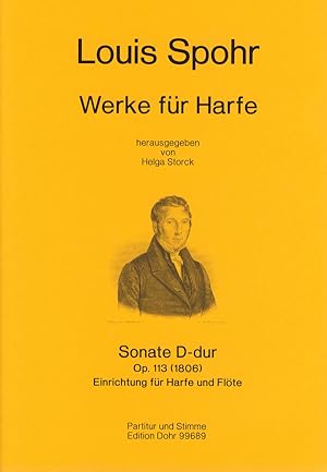 Immagine del venditore per Sonate D-Dur op. 113 (1806) -Einrichtung fr Harfe und Flte- venduto da Verlag Christoph Dohr
