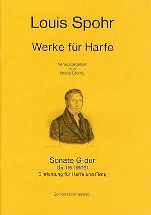 Immagine del venditore per Sonate G-dur op. 115 (1809) -Einrichtung fr Harfe und Flte- venduto da Verlag Christoph Dohr