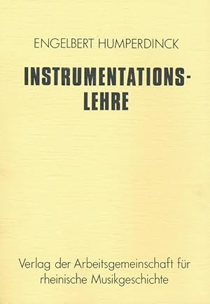 Bild des Verkufers fr Instrumentationslehre zum Verkauf von Verlag Christoph Dohr