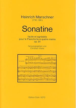 Seller image for Sonatine facile et agrable pour le Pianoforte  quatre mains C-Dur op. 91 for sale by Verlag Christoph Dohr