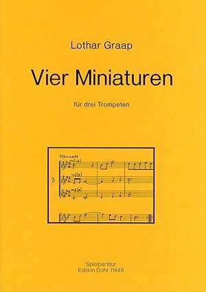 Seller image for Vier Miniaturen fr drei Trompeten for sale by Verlag Christoph Dohr