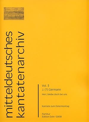 Imagen del vendedor de Herr, bleibe doch bei uns fr Sopran/Tenor, zwei Violinen und B.c. -Kantate zum Ostermontag- a la venta por Verlag Christoph Dohr