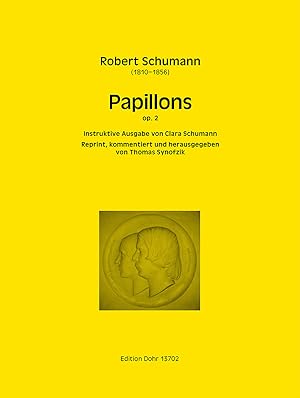 Bild des Verkufers fr Papillons op. 2 (Reprint der "Instruktiven Ausgabe" von Clara Schumann) zum Verkauf von Verlag Christoph Dohr